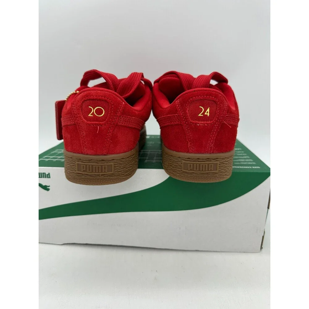 Puma Suede XL Men's Size 6 Women's size 7.5 Red Gum Athletic Shoes 401709 01